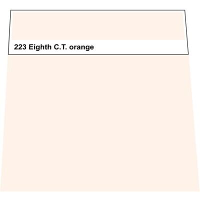 KORN Lee Farbfolie 223 Eight C.T. Orange 25cm x 122cm KORN Lee Farbfolie 223 Eight C.T. Orange 25cm x 122cm