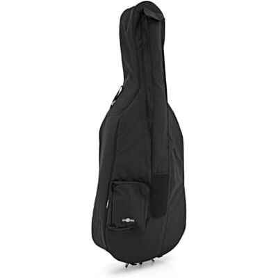 Gear4Music Gepolsterte Gig-Tasche von für 4/4-Celli 20mm Polsterung, Geeignet für die Meisten Celli in Voller Größe, Externe Stauräume, Schultergurte Inklusive Gear4Music Gepolsterte Gig-Tasche von für 4/4-Celli 20mm Polsterung, Geeignet für die Meisten Celli in Voller Größe, Externe Stauräume, Schultergurte Inklusive