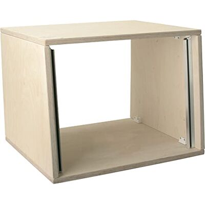 MUSIC STORE Studiorack, 8HE Birke MP Bausatz, Unlackiert, 7° Schräg, Studio Rack MUSIC STORE Studiorack, 8HE Birke MP Bausatz, Unlackiert, 7° Schräg, Studio Rack