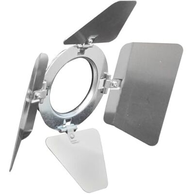 Odyssey Poliertes Aluminium Scheunentor für Par 16 Leuchten Odyssey Poliertes Aluminium Scheunentor für Par 16 Leuchten