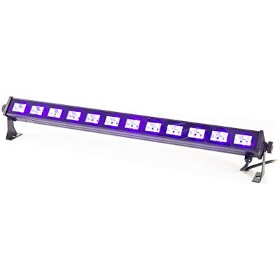 lightmaXX Nano UV BAR LED, Schwarzlicht, 12x 3 Watt UV LEDs, 36 Watt, 50 x 50 x 650 mm, Inklusive Montagebügel lightmaXX Nano UV BAR LED, Schwarzlicht, 12x 3 Watt UV LEDs, 36 Watt, 50 x 50 x 650 mm, Inklusive Montagebügel