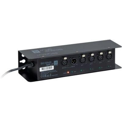 KORN CentoLight SCENESPLIT 4 PLUS 1 Input / 4 Outputs DMX Splitter KORN CentoLight SCENESPLIT 4 PLUS 1 Input / 4 Outputs DMX Splitter