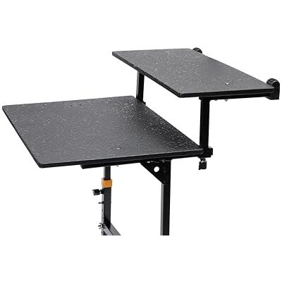 Rock-N-Roller Rock N Roller Shelf Kit für RCK-1 Compact Keystand, Ablage für Keyboard Stand (Stabile Oberfläche für RCK-1, einfache Anbringung, Keyboard Gestell Zubehör, 40,7 x 55,9 x 3,8 cm, 2,7 kg), Schwarz Rock-N-Roller Rock N Roller Shelf Kit für RCK-1 Compact Keystand, Ablage für Keyboard Stand (Stabile Oberfläche für RCK-1, einfache Anbringung, Keyboard Gestell Zubehör, 40,7 x 55,9 x 3,8 cm, 2,7 kg), Schwarz