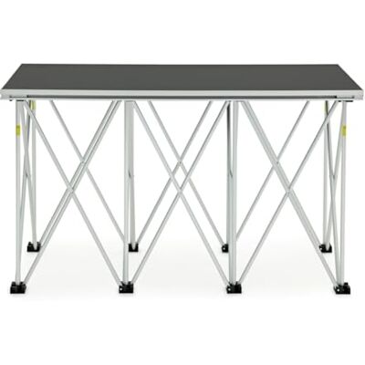 Gear4Music 60cm Tragbare Bühne Step by 60cm-Stufe für Einfachen Sicheren Bühnenzugang, Klapppodest für Schnellen Aufbau, Leicht, Sichere Klemmen Gear4Music 60cm Tragbare Bühne Step by 60cm-Stufe für Einfachen Sicheren Bühnenzugang, Klapppodest für Schnellen Aufbau, Leicht, Sichere Klemmen