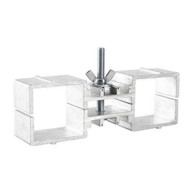 lightmaXX ALU-STAGE Beinklemme Verbinder, für 2 Podestbeine, Hochwertige Klemme, für ALU-STAGE Hexa Bühnenpodeste, Einfache Montage, Absorbiert horizontale und vertikale Kräfte, 45x203x103 mm, 0,48 kg lightmaXX ALU-STAGE Beinklemme Verbinder, für 2 Podestbeine, Hochwertige Klemme, für ALU-STAGE Hexa Bühnenpodeste, Einfache Montage, Absorbiert horizontale und vertikale Kräfte, 45x203x103 mm, 0,48 kg