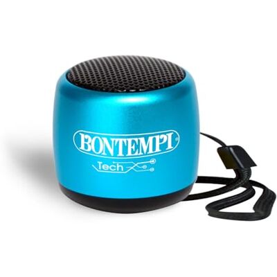 Bontempi Mini Bluetooth Lautsprecher Blau, Einfache und Schnelle Drahtlose Verbindung, Ideal für Partys und Kinder, 300x200x195mm Bontempi Mini Bluetooth Lautsprecher Blau, Einfache und Schnelle Drahtlose Verbindung, Ideal für Partys und Kinder, 300x200x195mm