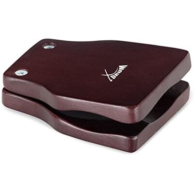 XDrum CK-L Cajon Kastagnette Large, Kastagnette aus Holz, Große Ausführung Klettstreifen auf der Rückseite, Schrauben einstellbar, Tiefer Ton, Größe: ca. 10 x 7, 5 cm, Große Ausführung = tiefer Ton XDrum CK-L Cajon Kastagnette Large, Kastagnette aus Holz, Große Ausführung Klettstreifen auf der Rückseite, Schrauben einstellbar, Tiefer Ton, Größe: ca. 10 x 7, 5 cm, Große Ausführung = tiefer Ton