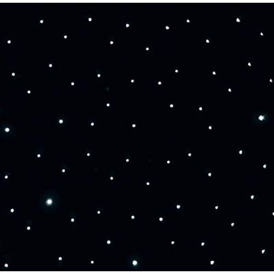 LEDJ Pro 7 x 5 m schwarzes LED-Sterntuch (ohne Controller). LEDJ Pro 7 x 5 m schwarzes LED-Sterntuch (ohne Controller).