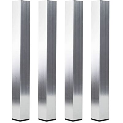 lightmaXX ALU-Stage Eco Bühnenfuß Set, 4X 40cm Steckfüße, Quadrat 40/40mm, Zubehör für Bühnenelemente, Bodenschutz durch Plastikkappen, Aluminium lightmaXX ALU-Stage Eco Bühnenfuß Set, 4X 40cm Steckfüße, Quadrat 40/40mm, Zubehör für Bühnenelemente, Bodenschutz durch Plastikkappen, Aluminium