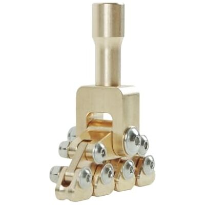 Generic Bundpresse-Reparaturwerkzeug for Gitarre und Bass, Kupfer-Bundschieber for präzise Montage und Wartung Generic Bundpresse-Reparaturwerkzeug for Gitarre und Bass, Kupfer-Bundschieber for präzise Montage und Wartung