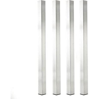 lightmaXX ALU-STAGE Hexa Bühnenfuß Set, 4x 100cm Steckfüße, 60/60mm Profil, Indoor und Outdoor geeignet, Zubehör für Bühnenelemente, Bodenschutz durch Plastikkappen lightmaXX ALU-STAGE Hexa Bühnenfuß Set, 4x 100cm Steckfüße, 60/60mm Profil, Indoor und Outdoor geeignet, Zubehör für Bühnenelemente, Bodenschutz durch Plastikkappen