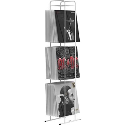 Zomo VS-Rack Vinya 150 Schallplattenständer – 300 x 190 x 1155 mm Weiß 3 Ebenen Vinylregal aus Stahl – Design LP Standregal für bis zu 150 Schallplatten Zomo VS-Rack Vinya 150 Schallplattenständer – 300 x 190 x 1155 mm Weiß 3 Ebenen Vinylregal aus Stahl – Design LP Standregal für bis zu 150 Schallplatten