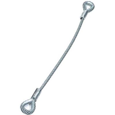 lightmaXX Safety Stahlseil, 16mm x 1m, 1000kg Belastbarkeit, DIN 56926, BGV-C1, Gekauscht, Länge 100-150cm, Kein Kettennotglied lightmaXX Safety Stahlseil, 16mm x 1m, 1000kg Belastbarkeit, DIN 56926, BGV-C1, Gekauscht, Länge 100-150cm, Kein Kettennotglied