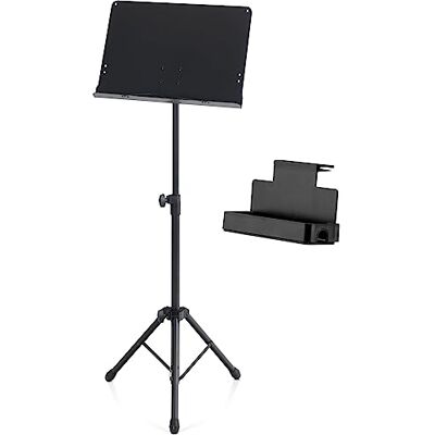Pronomic OS-01C Orchesterpult Set geschlossene Notenablage Aufstellhöhe ca. 66-120 cm Set inkl. Ablagebox schwarz Pronomic OS-01C Orchesterpult Set geschlossene Notenablage Aufstellhöhe ca. 66-120 cm Set inkl. Ablagebox schwarz