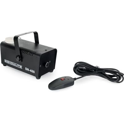 Showlite SN-400 Nebelmaschine 400W mit Fernbedienung (Nur 3 Minuten Aufwärmzeit, 56m³/min Nebelausstoß, 3,5m Sprühdistanz) schwarz Showlite SN-400 Nebelmaschine 400W mit Fernbedienung (Nur 3 Minuten Aufwärmzeit, 56m³/min Nebelausstoß, 3,5m Sprühdistanz) schwarz