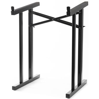 MUSIC STORE Mixer Stand XL, Robuster Universeller Mixerständer, 80cm Höhe, 80kg Belastbarkeit, Einstellbare Auflagenbreite, Schwarz MUSIC STORE Mixer Stand XL, Robuster Universeller Mixerständer, 80cm Höhe, 80kg Belastbarkeit, Einstellbare Auflagenbreite, Schwarz