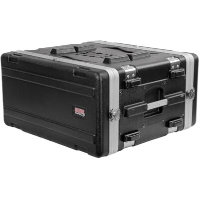 Gator Cases 4U Rack Case mit Gummi-Stoßdämpfern an jeder Ecke, schwarz (G-SHOCK-4L) Gator Cases 4U Rack Case mit Gummi-Stoßdämpfern an jeder Ecke, schwarz (G-SHOCK-4L)
