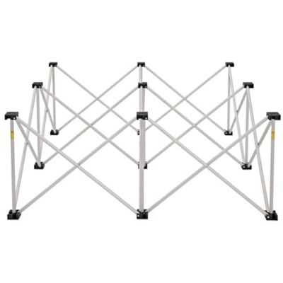 Gear4Music Tragbare Bühne Deck Riser Legs 1m x 1m Aluminium 40cm Für Events und Live-Auftritte, robustes Aluminium-Scherengestell, 800 kg Traglast, flach klappbar für Transport Gear4Music Tragbare Bühne Deck Riser Legs 1m x 1m Aluminium 40cm Für Events und Live-Auftritte, robustes Aluminium-Scherengestell, 800 kg Traglast, flach klappbar für Transport
