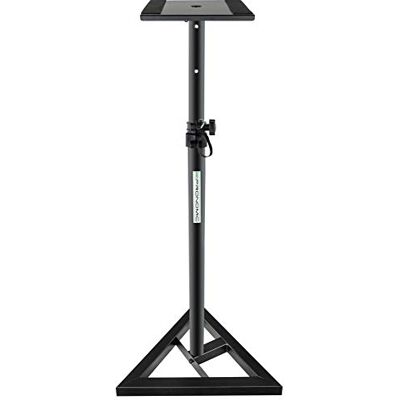 Pronomic SLS-10 Stativ für Studio Monitor Ständer (Höhenverstellbar 80 cm bis 130 cm, Dreiecksbasis, Gummifüße, Dornenfüße/Spikes, Stahl, Trägerplatte mit Gummistreifen) Schwarz pulverbeschichtet Pronomic SLS-10 Stativ für Studio Monitor Ständer (Höhenverstellbar 80 cm bis 130 cm, Dreiecksbasis, Gummifüße, Dornenfüße/Spikes, Stahl, Trägerplatte mit Gummistreifen) Schwarz pulverbeschichtet