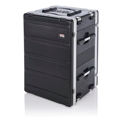 Gator Cases 16U Rack Case mit Gummi-Stoßdämpfern an jeder Ecke, schwarz (G-SHOCK-16L) Gator Cases 16U Rack Case mit Gummi-Stoßdämpfern an jeder Ecke, schwarz (G-SHOCK-16L)