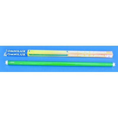 OMNILUX Röhre 18W 600x26mm White Glass grün OMNILUX Röhre 18W 600x26mm White Glass grün