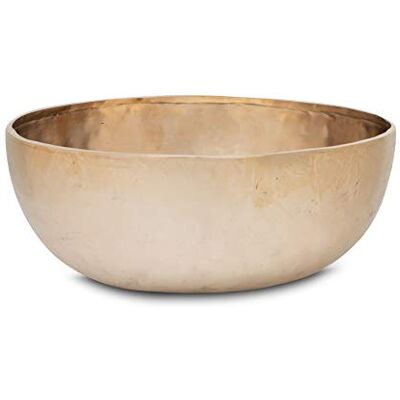 XDrum Therapeutic Klangschale Ton F / 2100 g, Gestimmt auf Ton F Handgehämmerte Klangschale für Herzchakra (Anahata), Harmonisiert die Energie und unterstützt Blockadenlösung, Farbe: gold XDrum Therapeutic Klangschale Ton F / 2100 g, Gestimmt auf Ton F Handgehämmerte Klangschale für Herzchakra (Anahata), Harmonisiert die Energie und unterstützt Blockadenlösung, Farbe: gold