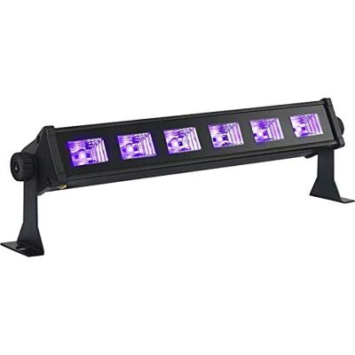 Ibiza LED-UVBAR6 UV Schwarzlicht LEISTE 6x3 WATT LEISTE BLINDER BÜHNE DJ PARTY DISCO EFFEKTSCHEINWERFER FLOORSPOT Ibiza LED-UVBAR6 UV Schwarzlicht LEISTE 6x3 WATT LEISTE BLINDER BÜHNE DJ PARTY DISCO EFFEKTSCHEINWERFER FLOORSPOT