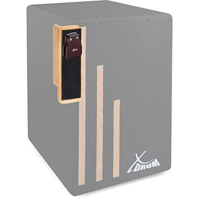 XDrum CK-M Cajon Kastagnette Medium Set, Kastagnetten, Kastagnette aus Holz Klettstreifen auf der Rückseite, Schrauben einstellbar, Mittlere Ausführung, Mittelhoher Ton, Größe: ca. 8 x 6 cm XDrum CK-M Cajon Kastagnette Medium Set, Kastagnetten, Kastagnette aus Holz Klettstreifen auf der Rückseite, Schrauben einstellbar, Mittlere Ausführung, Mittelhoher Ton, Größe: ca. 8 x 6 cm