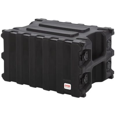 Gator Cases Pro Series Rotationsgeformtes 6U Rack-Gehäuse mit Flacher 13"-Tiefe; (G-PRO-6U-13), Schwarz Gator Cases Pro Series Rotationsgeformtes 6U Rack-Gehäuse mit Flacher 13"-Tiefe; (G-PRO-6U-13), Schwarz