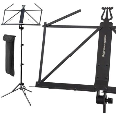 K&M Ruka 37855 Aluminium-Notenständer mit personalisierter Gravur K&M Ruka 37855 Aluminium-Notenständer mit personalisierter Gravur