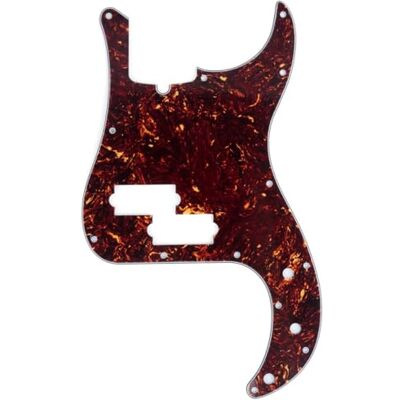 Musiclily Pro 13 Löcher P Bass Pickguard Schlagbrett 4 lagig Tortoise Shell für 4-Saiter American Precision Bass Musiclily Pro 13 Löcher P Bass Pickguard Schlagbrett 4 lagig Tortoise Shell für 4-Saiter American Precision Bass