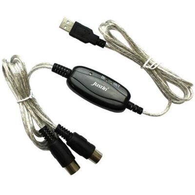 KORN JustIn MIDI USB Interface MP-02 1x MIDI IN 1x MIDI OUT KORN JustIn MIDI USB Interface MP-02 1x MIDI IN 1x MIDI OUT