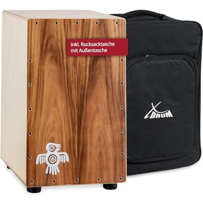 XDrum Cajon Peruana Koa (3 mm Schlagplatte, 9 mm Birkenkorpus, 48 cm hoch, inkl. Rucksack-Tasche) XDrum Cajon Peruana Koa (3 mm Schlagplatte, 9 mm Birkenkorpus, 48 cm hoch, inkl. Rucksack-Tasche)