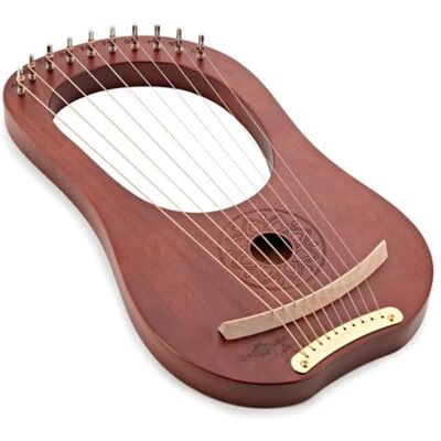 Gear4Music Lebensleier Harfe, 10 Saiten Teil der -Baumpflanzinitiative, Reicher Ton zur Entspannung, Leichtes Okoumeholz, Stimmschlüssel, 10 Saiten Gear4Music Lebensleier Harfe, 10 Saiten Teil der -Baumpflanzinitiative, Reicher Ton zur Entspannung, Leichtes Okoumeholz, Stimmschlüssel, 10 Saiten