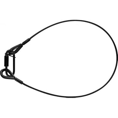 Riggatec Sicherungsseil, Safety 60cm x 3 mm bis 5 kg, schwarz Riggatec Sicherungsseil, Safety 60cm x 3 mm bis 5 kg, schwarz