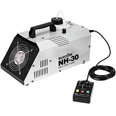Unbekannt Eurolite NH-30 MK2 DMX Dunstnebelmaschine Extrem kompakte, starke Maschine (720 W) mit Timer, Funkfernsteuerung & DMX Produziert feinen, transparenten Nebel Unbekannt Eurolite NH-30 MK2 DMX Dunstnebelmaschine Extrem kompakte, starke Maschine (720 W) mit Timer, Funkfernsteuerung & DMX Produziert feinen, transparenten Nebel