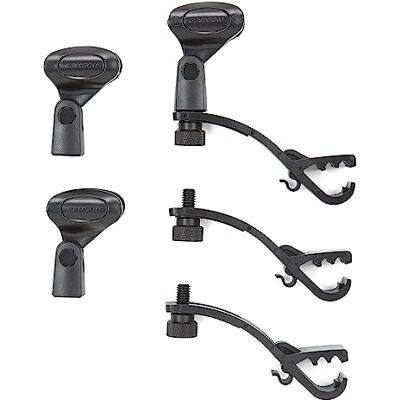 Samson DMC200 Drum-Mikrofon-Clip 3er-Pack – robuste Hytrel-Thermoplast-Klammern für kleine bis große Dämmkessel, schwenkbare Adapter, live/Studio/Education – kompatibel mit Q72 & DK700 Serie Samson DMC200 Drum-Mikrofon-Clip 3er-Pack – robuste Hytrel-Thermoplast-Klammern für kleine bis große Dämmkessel, schwenkbare Adapter, live/Studio/Education – kompatibel mit Q72 & DK700 Serie