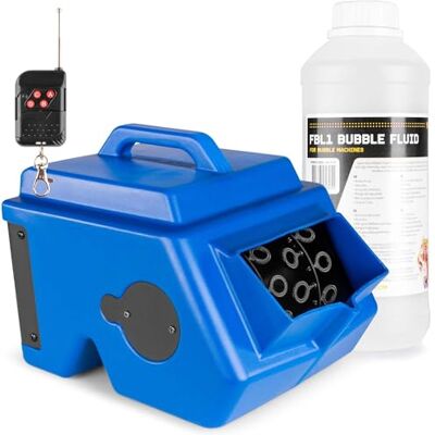Beamz B1500 Seifenblasenmaschine mit 1L Flüssigkeit, Hochzeit Seifenblasen Maschine Groß, 2 L Tank, Fernbedienung, 15.000 Bubbles p/M, 25 Watt, Bubble Machine, Seifenblasenmaschine Kinder Machine Beamz B1500 Seifenblasenmaschine mit 1L Flüssigkeit, Hochzeit Seifenblasen Maschine Groß, 2 L Tank, Fernbedienung, 15.000 Bubbles p/M, 25 Watt, Bubble Machine, Seifenblasenmaschine Kinder Machine