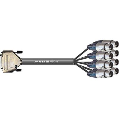 MUSIC STORE Studio Multicore Pro 8, 1.0m XLR Female to D-Sub 25, Analoge Multicore Kabel MUSIC STORE Studio Multicore Pro 8, 1.0m XLR Female to D-Sub 25, Analoge Multicore Kabel