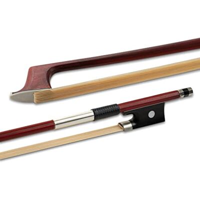 GEWA Violinbogen Massaranduba Schüler 3/4 Ebenholzfrosch, runde Stange GEWA Violinbogen Massaranduba Schüler 3/4 Ebenholzfrosch, runde Stange
