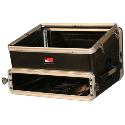 Gator Cases Schrägaufsatz-Konsolenrack 8U oben, 2U unten schwarz-silber (GRC-8x2) Gator Cases Schrägaufsatz-Konsolenrack 8U oben, 2U unten schwarz-silber (GRC-8x2)