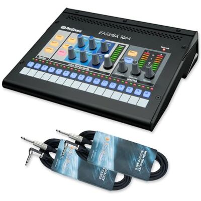 PreSonus Earmix 16M 16-Kanal Monitor-Mixer + 2x keepdrum Kabel PreSonus Earmix 16M 16-Kanal Monitor-Mixer + 2x keepdrum Kabel