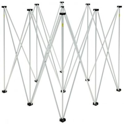 Gear4Music 100cm Portable Staging Riser von , 1m x 1m 100cm-Klapppodest für 1m x 1m-Bühnen, Langlebige Aluminiumkonstruktion, Klappbares Design, Robuste Verriegelungsstifte Gear4Music 100cm Portable Staging Riser von , 1m x 1m 100cm-Klapppodest für 1m x 1m-Bühnen, Langlebige Aluminiumkonstruktion, Klappbares Design, Robuste Verriegelungsstifte