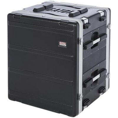 Gator Cases 12U Rack Case mit Gummi-Stoßdämpfern an jeder Ecke, schwarz (G-SHOCK-12L) Gator Cases 12U Rack Case mit Gummi-Stoßdämpfern an jeder Ecke, schwarz (G-SHOCK-12L)