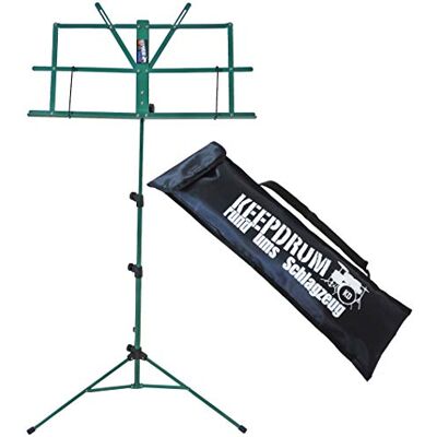 keepdrum MUS2 Notenstaender kindgerecht Tragetasche (Grün) keepdrum MUS2 Notenstaender kindgerecht Tragetasche (Grün)