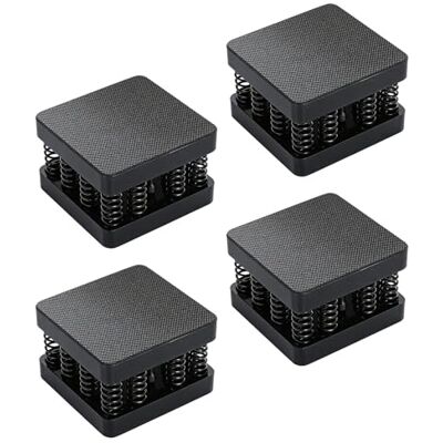 Aqvjd 4 x quadratische, leichte, stoßfeste Basis für Kameramikrofon, Lichtständer, EVA und Edelstahl, stabiles Anti-Rutsch-Design, Anti-Vibrationspolster für Aqvjd 4 x quadratische, leichte, stoßfeste Basis für Kameramikrofon, Lichtständer, EVA und Edelstahl, stabiles Anti-Rutsch-Design, Anti-Vibrationspolster für