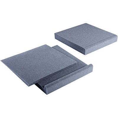 MUSIC STORE MSAcoustics SpeakerPad Set XL, 370x300x50 mm, Entkoppelung für präzise Audiowiedergabe, Dunkelgrau, 2 Stück MUSIC STORE MSAcoustics SpeakerPad Set XL, 370x300x50 mm, Entkoppelung für präzise Audiowiedergabe, Dunkelgrau, 2 Stück