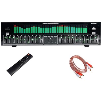 XUCS 31-Band Grafik Equalizer, Spektrumanalysator, Bluetooth 5.4 Digital-Equalizer, Optisch-koaxiale Digitale Audio Dekodierung, Rauschunterdrückung, Für Aufnahmestudio, Heim Karaoke XUCS 31-Band Grafik Equalizer, Spektrumanalysator, Bluetooth 5.4 Digital-Equalizer, Optisch-koaxiale Digitale Audio Dekodierung, Rauschunterdrückung, Für Aufnahmestudio, Heim Karaoke