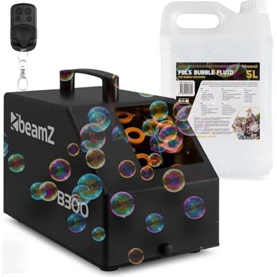 Beamz B300 Seifenblasenmaschine Hochzeit 5L Fernbedienung 25W Schwarz 10.000 Bubbles/Min, Luftblasenmaschine, Bubblemaschiene, Seifenblasen, Maschine, Machine, Bubble Beamz B300 Seifenblasenmaschine Hochzeit 5L Fernbedienung 25W Schwarz 10.000 Bubbles/Min, Luftblasenmaschine, Bubblemaschiene, Seifenblasen, Maschine, Machine, Bubble