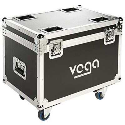 lightmaXX TOUR CASE für 4 VEGA Hyper Spot, hochwertige Holzkonstruktion, Aluminiumprofil, schwarz, mit Rollen, stapelbar, Butterfly-Verschluss, ideal für Movingheads, 70x48x58 cm, 22 kg lightmaXX TOUR CASE für 4 VEGA Hyper Spot, hochwertige Holzkonstruktion, Aluminiumprofil, schwarz, mit Rollen, stapelbar, Butterfly-Verschluss, ideal für Movingheads, 70x48x58 cm, 22 kg